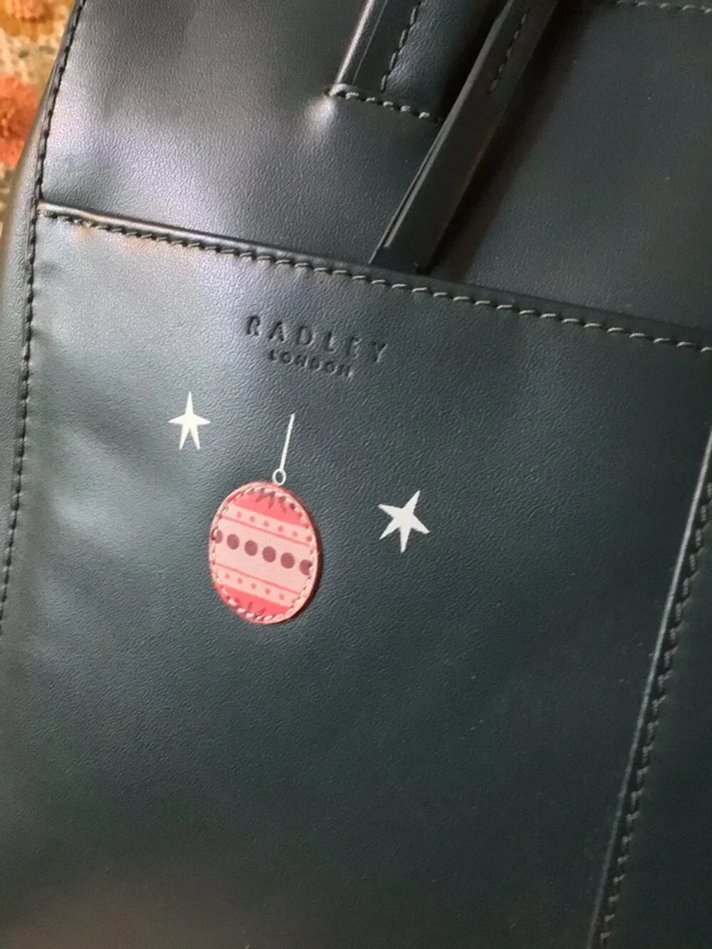 NWOT RADLEY LONDON Blue Leather tote